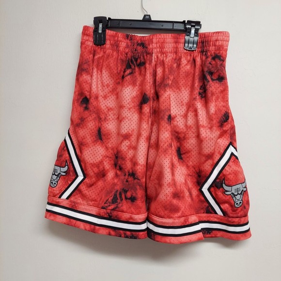 Mitchell & Ness Chicago Bulls Galaxy Reflective Swingman Shorts Men’s Size L - Picture 1 of 7